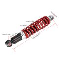 2 Pcs Motorcycle Shock Absorber 250mm Suspension Damper for 50cc-125cc Dirt Pit Bike ATV Go Kart. 
