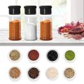 Plastic PET Transparent Seasoning Bottle Spice Jar Seasoning Sub-bottling Kitchen Seasoning Container. 