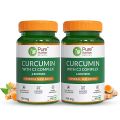 Pure Nutrition Curcumin with C3 Complex (Curcuminoids 95%), Bioperine™(Piper Nigrum), Amla & Sunthi Extracts | Fights Inflamation, Relieves Joint Pain, Rich in Antioxidants | 60 Veg Capsules (Pack 2)(FROM INDIA)NUSS. 
