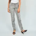 GLO Women's Grey Slim Fit Pant. 