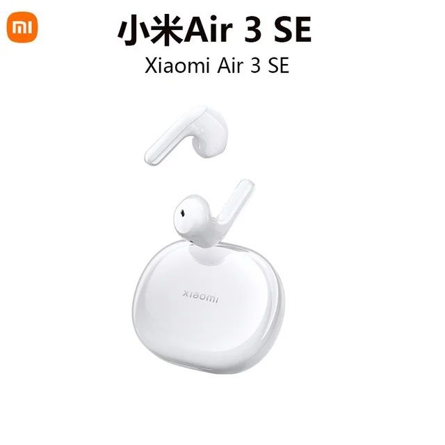Xiaomi MI Air 3 SE TWS BT V5.3 Earphone Bass Enhancement AI Call Noise Reduction 24 Hours Battery Life Semi-in-ear Sports Earphone
