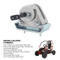 Brake Caliper and Bracket Durable Reliable Mechanical Disc Bracket Caliper Kit Efficient Braking Wear Resistant for Go Kart. 