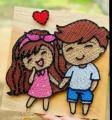 Cute Couple String Art. 