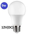 12v DC led light bulb 12W/9W, e27 for 12v battery/ Solar charger control. 