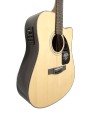 Fender CD-140SCE Spruce Solid Top | Rosewood Cutaway Dreadnought Electro Acoustic Guitar (Natural). 