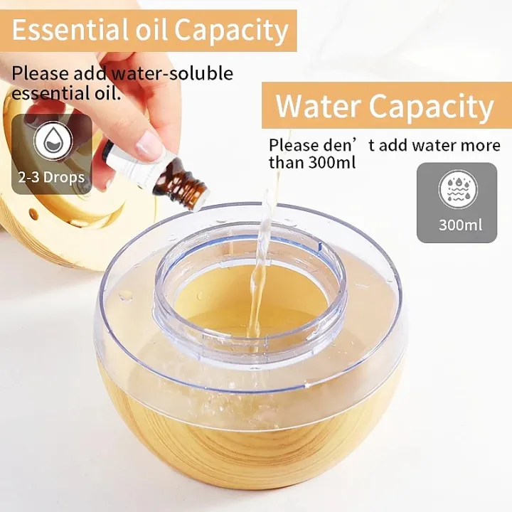 300ML%20Air%20Humidifier%20Essential%20Oil%20Diffuser%20Aroma%20Ultrasonic%20Wood%20Grain%20USB%20LED%20Mini%20Mist%20Maker%20Home%20Smell%20for%20Xiaomi%20-%20Image%204