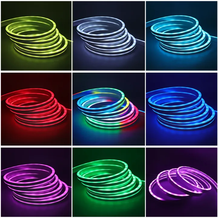 5V WS2812B RGB Neon Individually Addressable Pixel 5050 60Leds/m Full ...