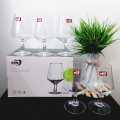 Wine Glass Set 6Pcs 435ml White & Red Wine Glasses Deli Glass Hotel & Home Glassware Drinking Glass. 