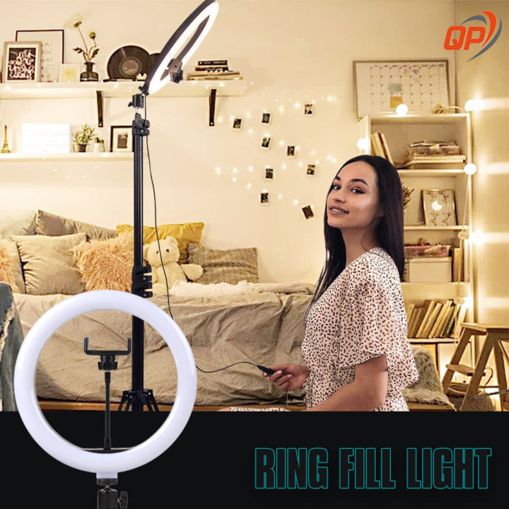 QP Ring Fill Light Light modes Adjustable Brightness Studio
