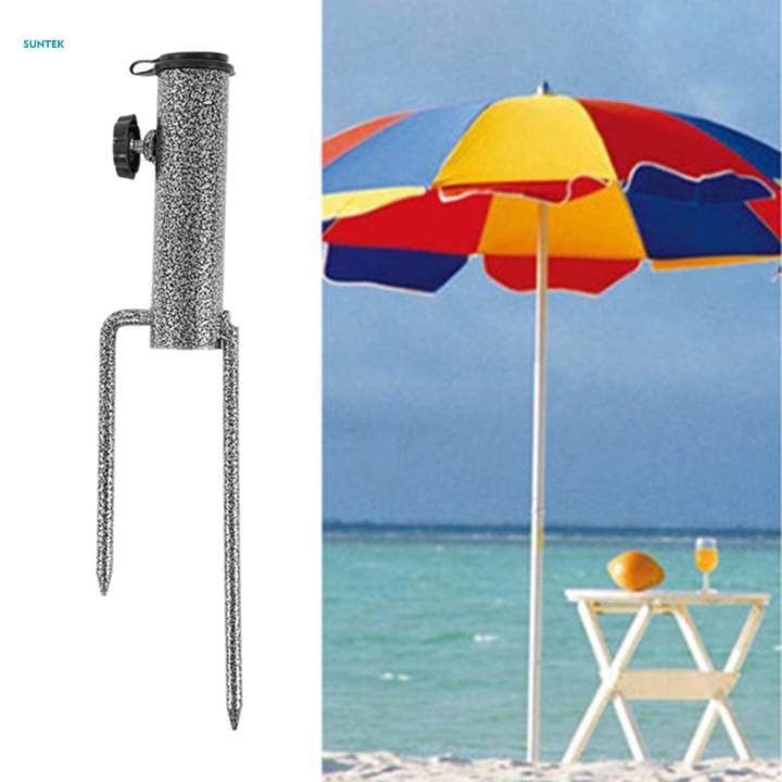 Parasol%20Umbrella%20Base%20Stand%20Outdoor%20Garden%20Metal%20Parasol%20Holder%20w/%202%20Forks%20Pipe%20Diameter%204cm%20-%20Image%206