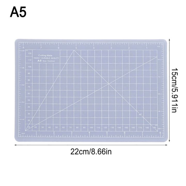 Paper Cutting Pad Translucent Translucent Cutting Pad Non Slip Gridded ...
