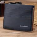 Compact Size Bifold Wallet Blocking Durable Construction Leather Card Holder Multiple Slots Slim Design Leather Wallet for Daily Use Business Casual Travel Accessory Gift for Men Safety. 