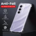 CAMMY Redmi 15C Shockproof Clear Case - Transparent Protective Xiaomi Back Cover with Bumper Protection, Anti-Yellowing, Slim Fit Silicone Soft TPU Case For Girls Boys Cute New. 