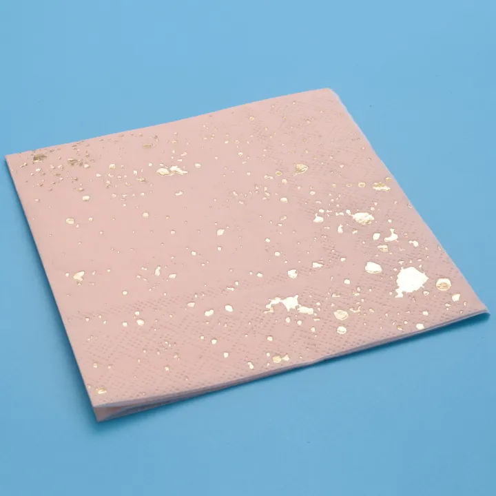 Gold%20Blocking%20Pink%20Marble%20Texture%20Disposable%20Tableware%20Paper%20Napkins%20-%20Image%203