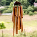Bamboo Wind Chimes Big Bell Tube Coconut Wood Handmade Indoor And Outdoor Wall Hanging Wind Chime Decorations. 