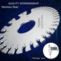 Professional wire gauge measuring tool, metal gauge thickness tool B. 