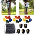 15x Climbing Holds with 5 Ratchet Straps Tree Climbing Training. 