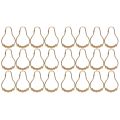Easy Install Rustproof Shower Curtain Hooks Frictionless Stainless Steel - Easy Glide Shower Rings 24 Hooks. 