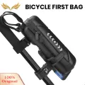 SuperRide Bicycle Bag Large Capacity Electric Scooter Handlebar Bag for Mtb Road Bike Tricycle Non-slip Fixing Fastener Strap Hard Shell Eva Bicycle Frame Pouch Water-repellent Bicycle Bag. 