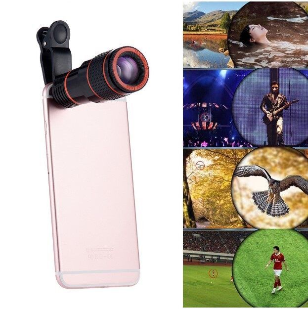 Phone%20Telescope%20Camera%20HD%20Lens%20Universal%20Clip-on%208X%20Zoom%20Cell%20Phone%20Telescope%20Lens%20For%20External%20Telescope%20-%20Image%203