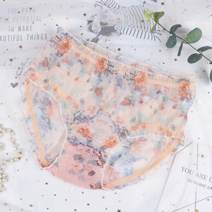 Leopard%20Print%20Mid%20Waist%20plus%20Size%20Underwear%20Women's%20Mesh%20Summer%20Ultra-Thin%20FatMMComfortable%20Breathable%20High%20Elastic%20Panties%20-%20Image%204