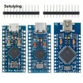 Sutuiying New style Mini/Type-C/Micro USB Pro Micro ATMEGA32U4 5V/16MHZ Module With the Bootloader for Arduino with 2 Row Pin Header for Arduino. 