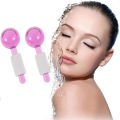 Crystal Ball Face Massager 2Pcs Beauty Crystal Ball Facial Ice Globe. 