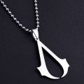 FIREBROS 20/24 Chain Stainless Steel Assassin Syndicate Creed Pendant Game Movie Anime Cosplay Necklace Men Jewelry Kids Gift. 