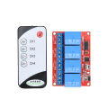 DC 5V 12V 1 Channel 4 Channel Relay Module IR Remote Switch Control Relay Driving Board Controller Self Locking Jog. 