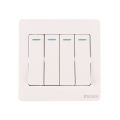 Wall Switch 1/2/3/4 Gang 1Way Button Wall Light Switch On / Off Push Button MAILANG. 