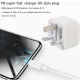 Apple 20W USB-C Power Adapter - iPhone Charger with Fast Charging Capability, Type C Wall Charger. 