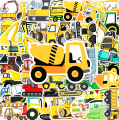 20/40/60pcs Engineering Vehicles Stickers Construction Field Machines Heavy Vehicles Stickers for Laptop Scrapbook Journal Kids Girls Boys Stickers. 