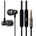 Super Bass Stereo Earphone VJP V12 Comfortable Hi-Fi Premium Sound Stereo Handsfree In-Ear Headset. 