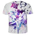 Naruto Anime figures Uzumaki Naruto Kakashi Kids Cosplay T shirt Children's 3D Printed Short Sleeve T-shirt Clothing. 