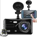 4 Inch HD 1080P Dual Lens Car DVR Touch Screen. 