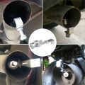 【Black XL】 Car Turbo Exhaust Oversized Roar Sound Whistle Simulator Muffler Auto Replacement Parts S/M/L/XL. 