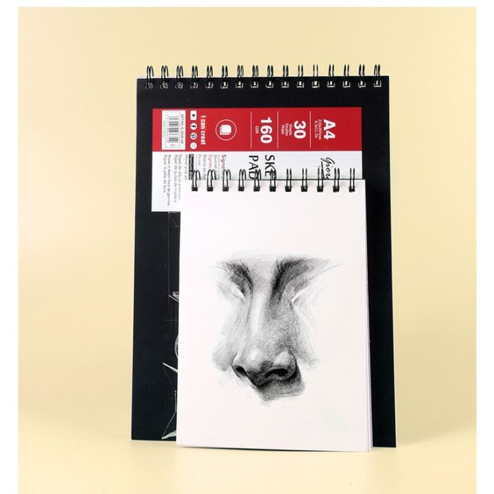 Ashton And Wright A4 Sketch Pad - 30 Sheets 160gsm Ivory Paper For Drawing & Sketching