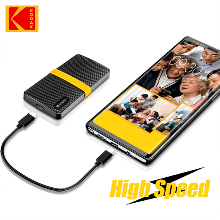 KODAK%20X200%20External%20SSD%20Hard%20Drive%20HD%20Externo%20128GB%20USB3.1%20Mini%20Portable%20SSD%20128GB%20for%20Laptops%20Smartphone%20PS4%20PC%20MAC%20TV%20-%20Image%203