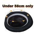 Nylon Wide Brim Hat Fedora Cap - Michael Jackson Style Hat - Fits Under 58cm - Hats Caps. 
