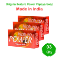 Papaya Soap Nature Power Papaya Aura Made in India - 03 pack. 