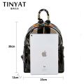 HOT transparent bag TINTAT Fashion Clear Women Backpack Transparent Mini Cute Backpack Travel School Backpack Student Bag For Girls Child Mochila. 