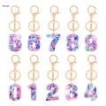Number Keychain Number Key Jewelry Ornament Key Accessory Number Key Tags Key Chain for Boys Girls Thanksgiving Backpack Bag Valentines. 