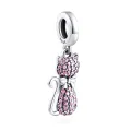 New 925 Silvering Cute Animal Kangaroo Cow Dog Pig Whale Cat Snail Sea Turtle Charm Beads Fit Original Pandora Diy Women Jewelry. 