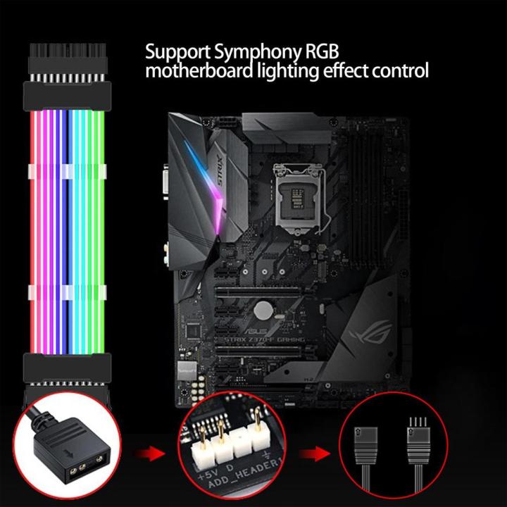 Pc%20Case%20Extension%20Rgb%20Cable%20Computer%20Motherboard%20Power%20Supply%20Color%20Line%205v%208pin%20Argb%20Lighting%20Strip%20Streamer%20Transfer%20Adapter%20-%20Image%205