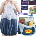【ALLGOOD】Reusable Supermarket Shopping Bag Large Foldable Eco-Friendly Shoulder Bags Grocery Waterproof Folding Handbag. 
