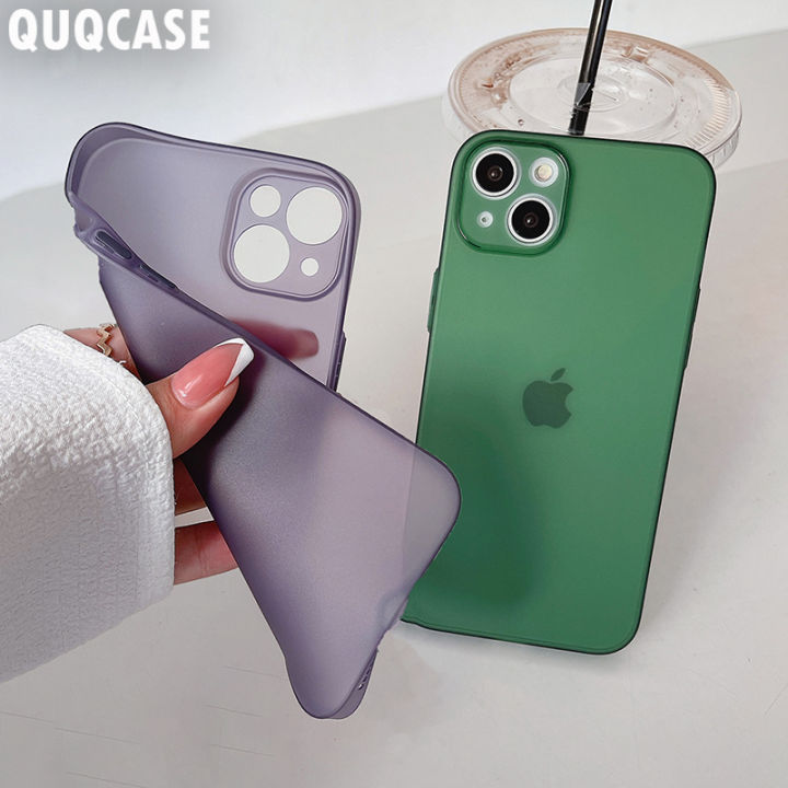 【HOT】 Ultra Thin Slim Soft Clear Matte Phone Case For Iphone