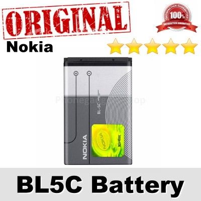 Nokia BL - 5C Rechargeable Li-ion 3.7v 3.8Wh Battery nrlb