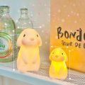 Silica gel Night Light bedroom decor Lights Button battery powered Moonlight Cartoon Animal Lamps Children Gift decorative lamp. 
