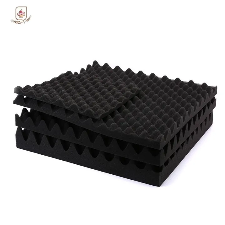 1pcs Studio Acoustic Foam Panels Sound Insulation Ktv Room Wall Soundproof Foam Sponge Wall Tiles 30x30x2cm