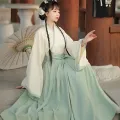 Chi Xia Does Not Live up to Qing Jun Ying Wei and Jin Made a Modified Version Women's Han Chinese Clothing Modern Autumn Schoolgirl Outfit Cross Collar Waist Skirt. 